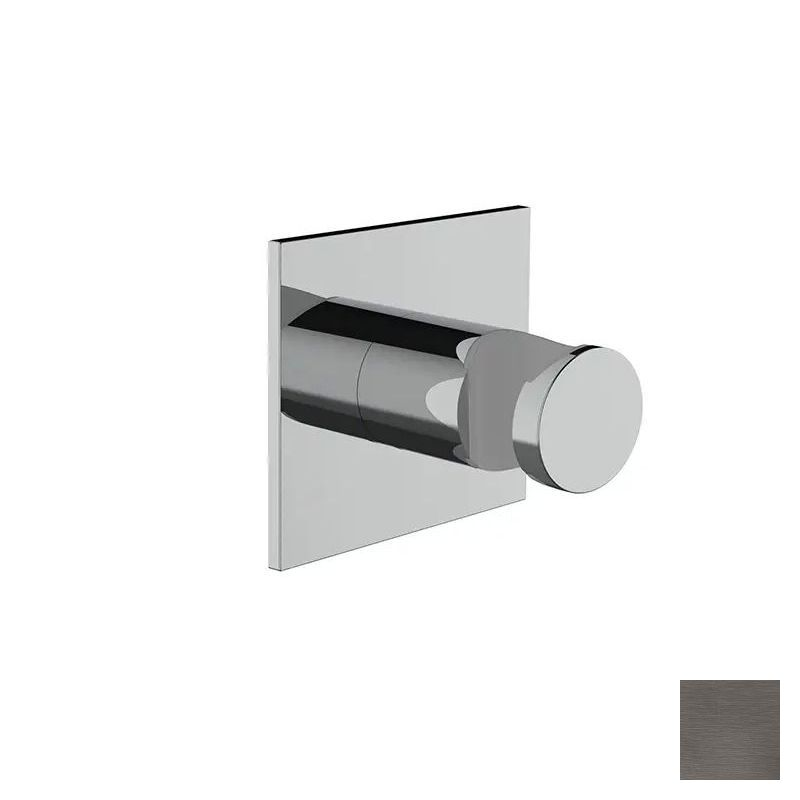 Almar Square Держатель душевой лейки на стену из латуни, цвет: PVD brushed gun metal E120013.GM