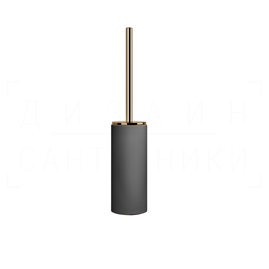 Gessi Ingranaggio Ершик для унитаза напольный, колба Neolite, цвет: black/warm bronze PVD 63744#735
