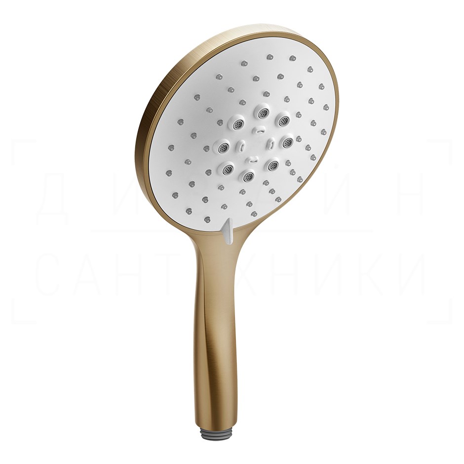 Gessi Ручной душ с 3 видами струи, цвет: warm bronze brushed PVD 14376#726