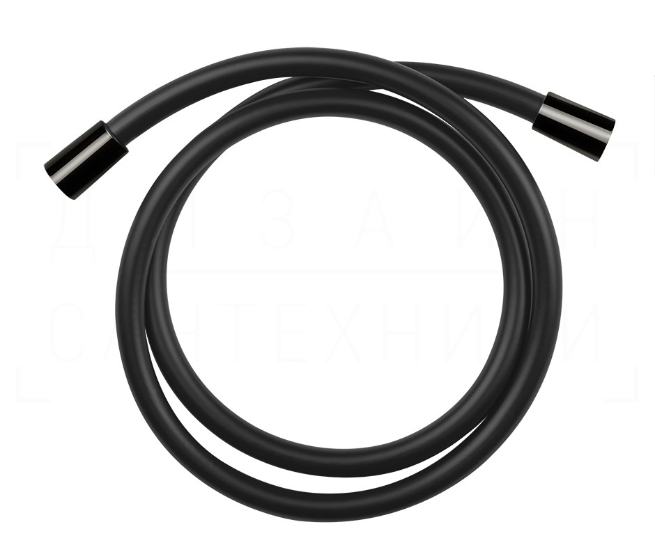 Gessi Душевой шланг 150 см, с пластиковой оплеткой, цвет: black metal PVD 54137#706