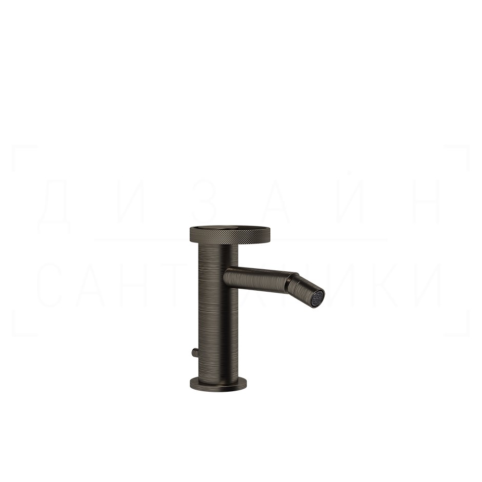 Gessi Anello Смеситель для биде с донным клапаном, излив 11,3 см, цвет: aged bronze 63307#187