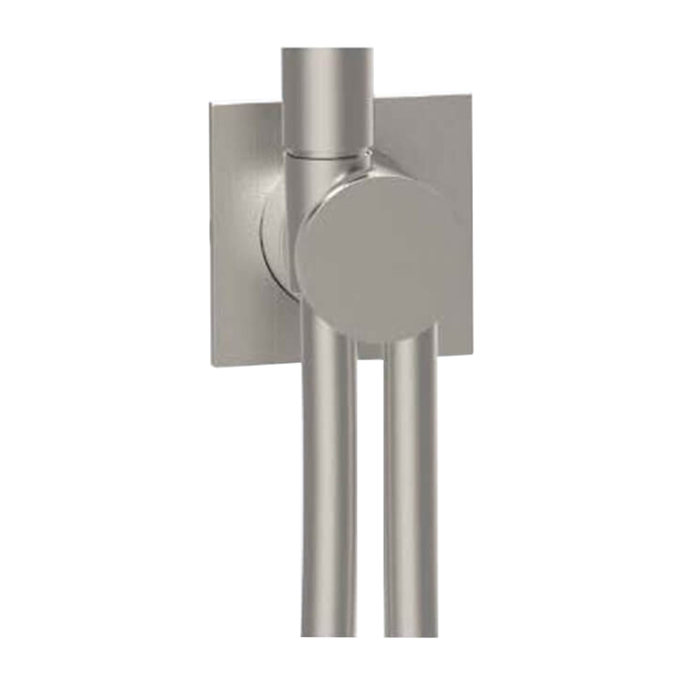 Almar Modular Square Шланговое подключение для лейки с держателем, цвет: brushed stainless steel E192001.316