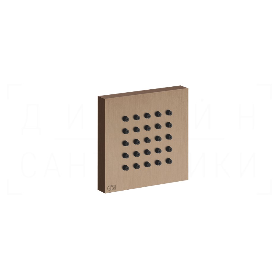 Gessi Body Jets Душевая форсунка боковая 6,5 см цвет: copper brushed PVD 32973#708