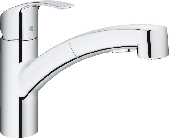 Grohe Eurosmart Смеситель для кухни, выдвижной излив, цвет: хром 30305000