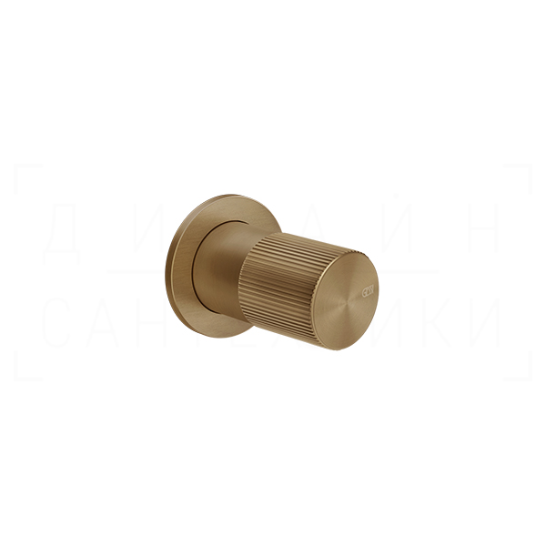 Gessi Habito Смеситель для душа встраив., на 1 потреб., внешняя часть, цвет: deep bronze brushed PVD 70599#791
