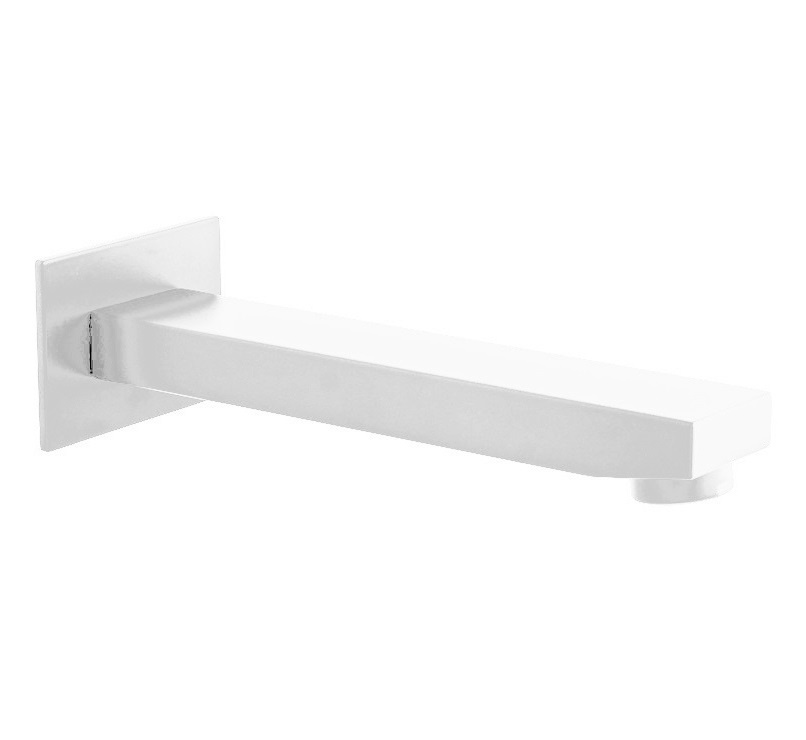 Remer Qubika Излив настенный 18 см, цвет: bianco opaco 91QBO
