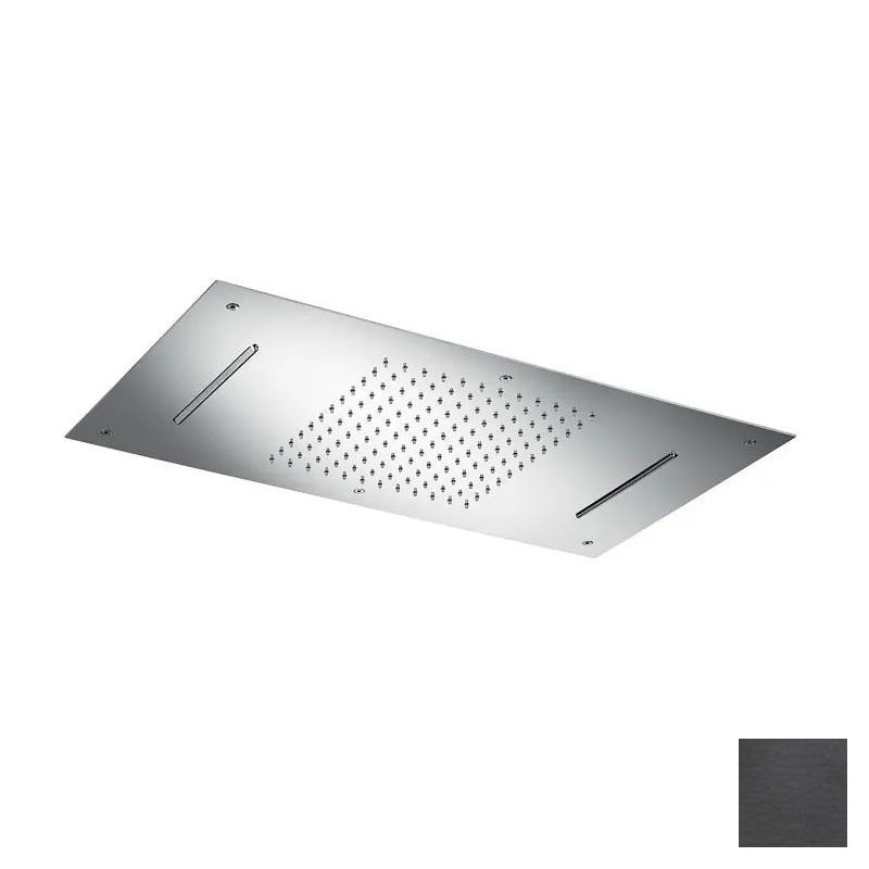 Almar Rectangular Потолочный душ 70х38 см встраиваемый, 2 режима, цвет: PVD brushed absolute black E044110.AB