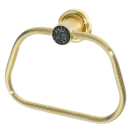 Boheme Royal Cristal Полотенцедержатель 21,5 см, подвесной, цвет: gold 10925-G-B