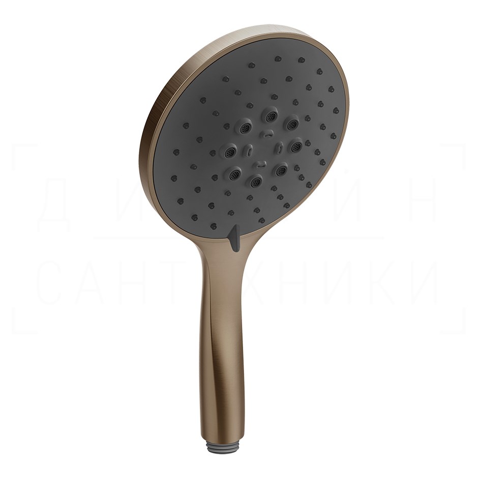 Gessi Ручной душ с 3 видами струи, цвет: coffee bronze brushed PVD 14378#761