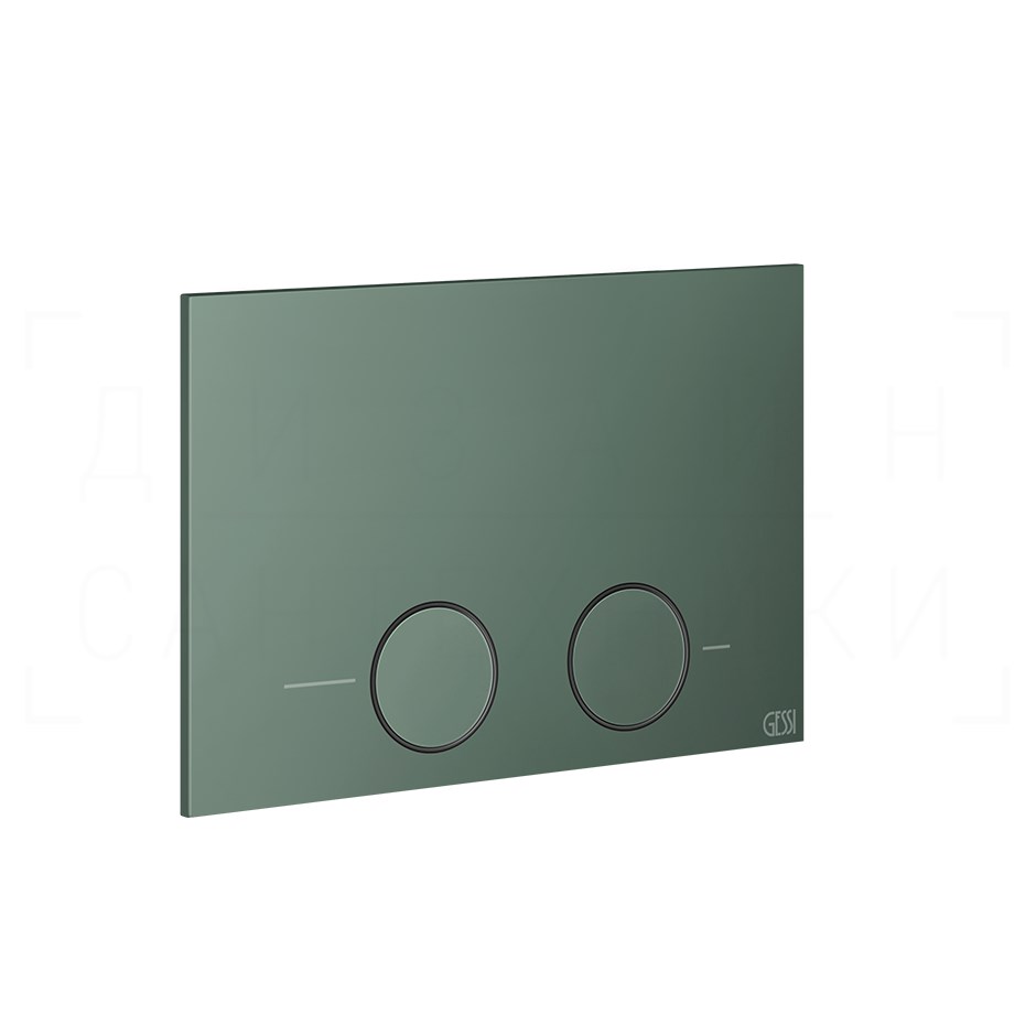 Gessi Total Look Кнопка смыва для инсталляции Tece, 2 режима, латунь, цвет: matte agave 54617#276