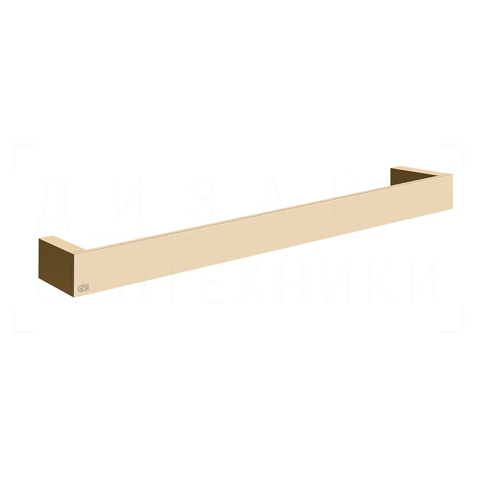 Gessi Inverso/Rettangolo Полотенцедержатель 46,5 см, подвесной, цвет: warm bronze PVD 20900#735