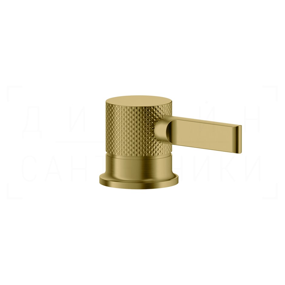 Gessi Inciso Смеситель для раковины, без излива и донного клапана, цвет: gold brushed 58200#716