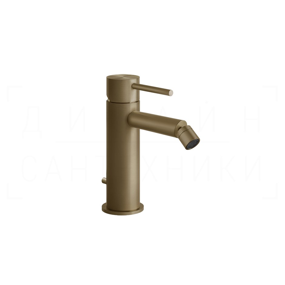 Gessi 316 Flessa Смеситель для биде с донным клапаном, излив 11,9 см, цвет: deep bronze brushed PVD 54007#791