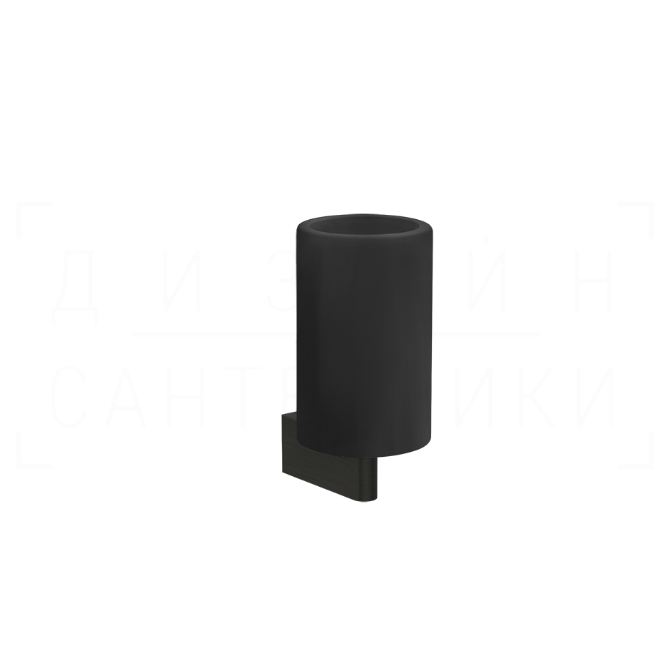Gessi Origini Стакан подвесной, керамический Neolite, цвет: black/aged bronze 66408#187