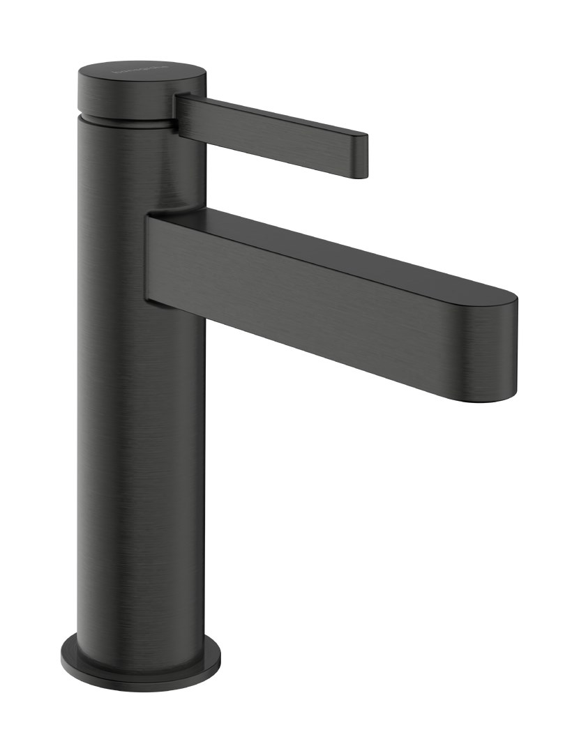 Hansgrohe Finoris Смеситель для раковины, с д/к, излив 13,9 см, цвет: шлифованный черный хром 76024340