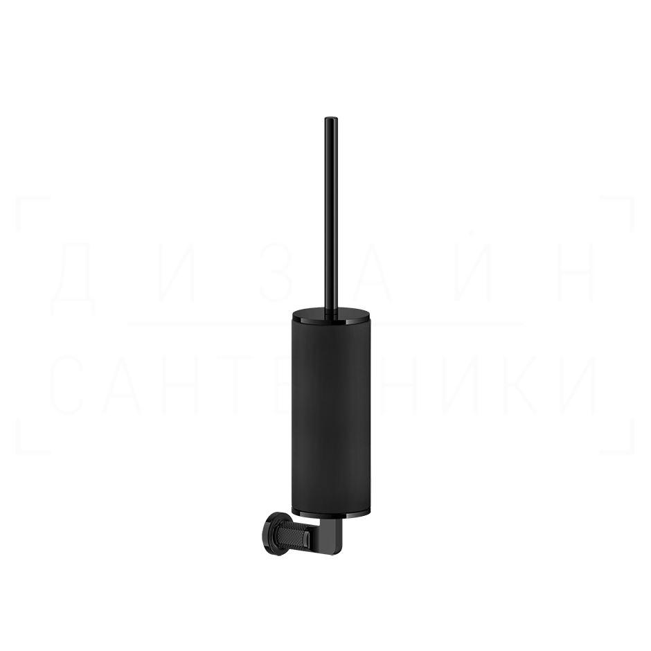 Gessi Inciso Ершик для унитаза подвесной, с кермической колбой Neolite, цвет: black/black metal PVD 58520#706