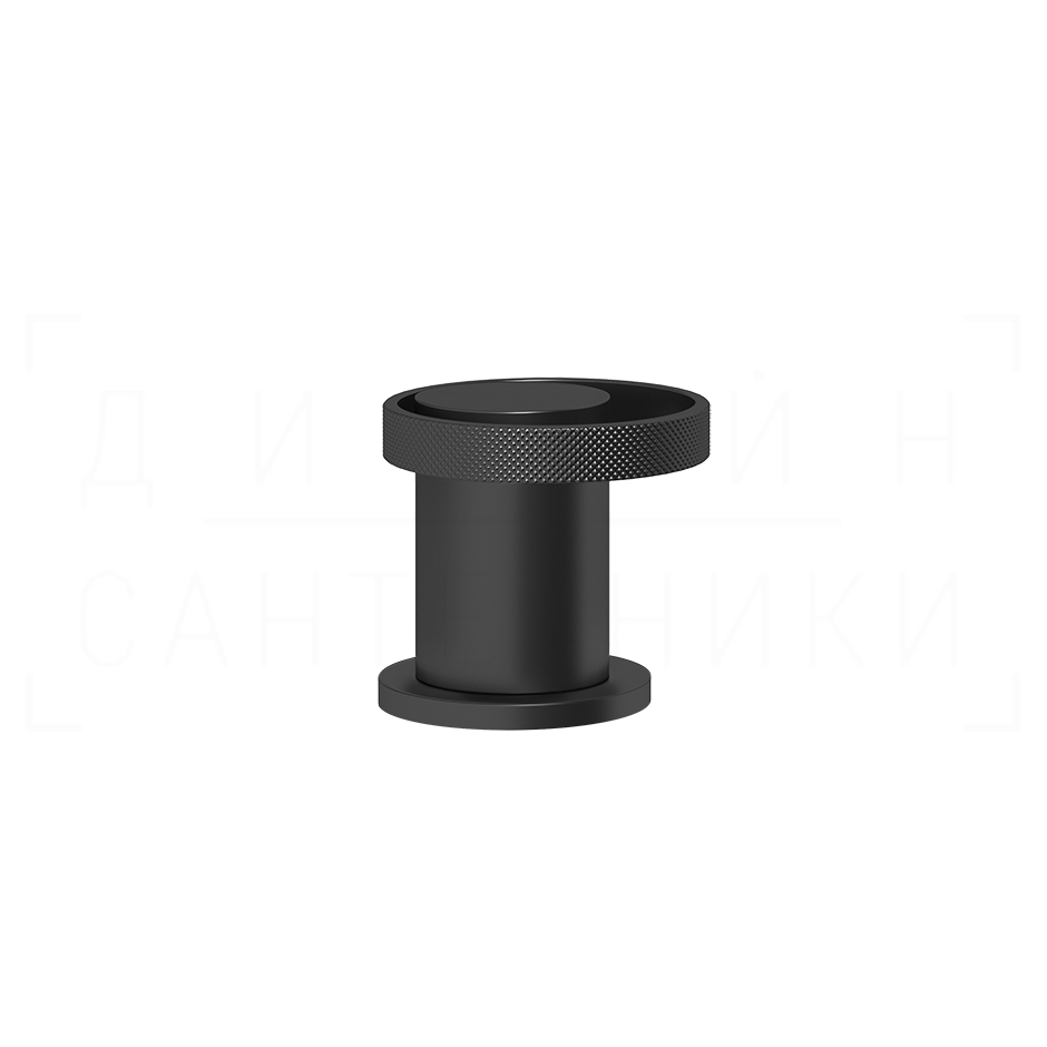 Gessi Anello Смеситель для раковины, без излива и донного клапана, цвет: matte black 63400#299