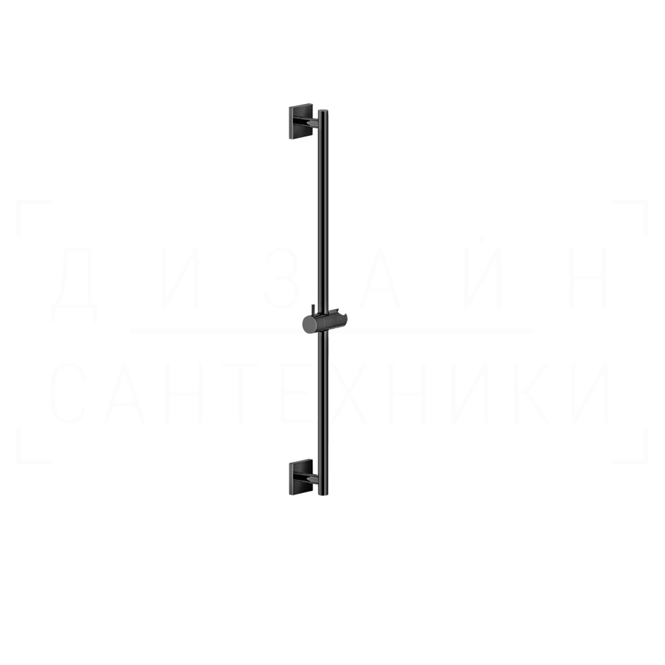 Gessi Rilievo Душевая штанга 86 см, с держателем для лейки, цвет: black metal PVD 59244#706