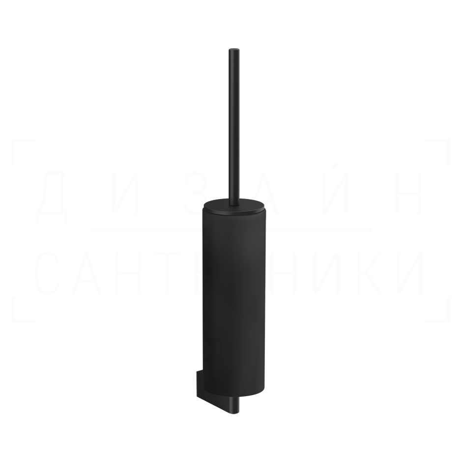 Gessi Origini Ершик для унитаза подвесной, с кермической колбой Neolite, цвет: black/matte black 66420#299