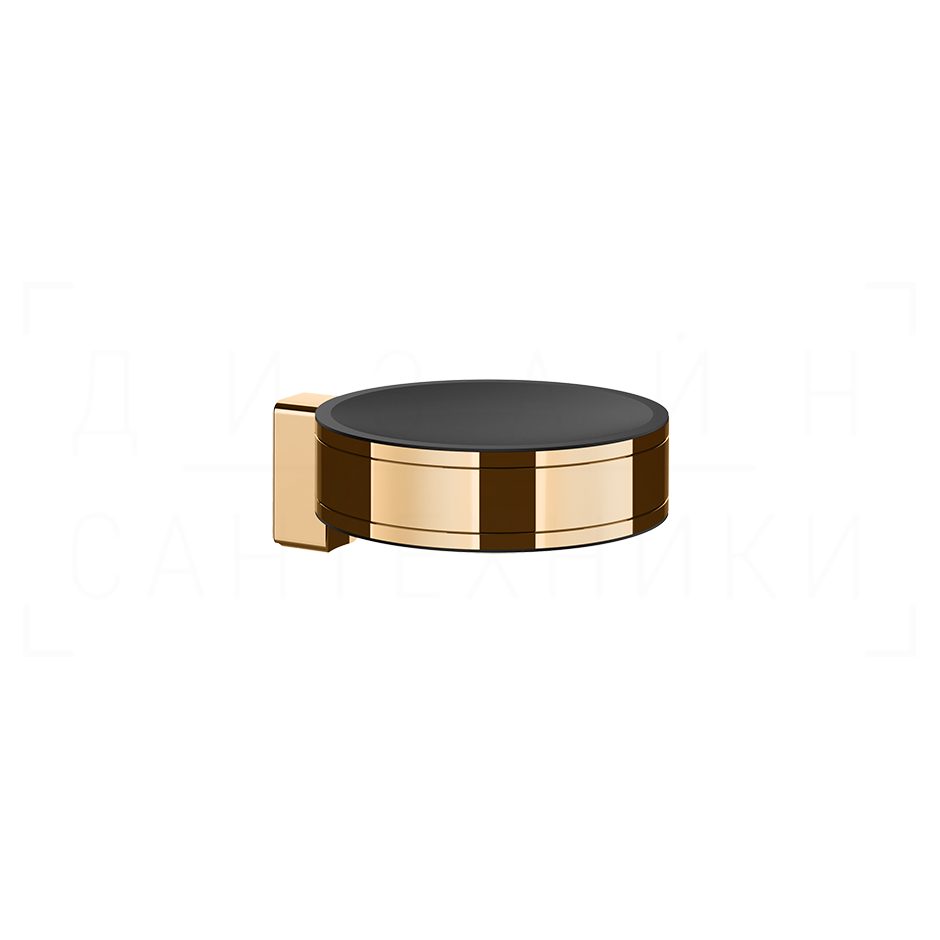 Gessi Pelle Мыльница с керамической чашей, подвесная, цвет: warm bronze PVD 78501#735