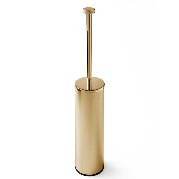 3SC Metal TonDa Ершик для унитаза подвесной с латунной колбой, цвет: oro rosa lucido MET07AGDR