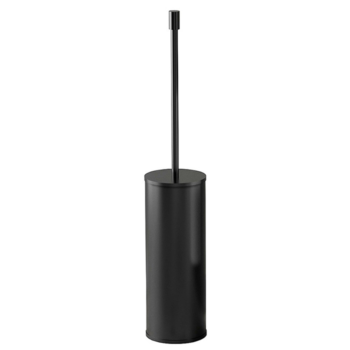 Colombo Design Plus Ершик для унитаза напольный, с латунной колбой, цвет: matt graphite W4961.GM