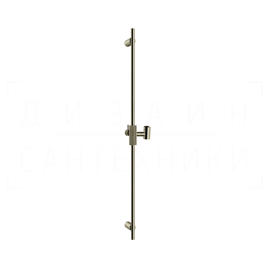 Gessi Ingranaggio Душевая штанга 90 см, с держателем для лейки, цвет: nickel PVD 63585#720