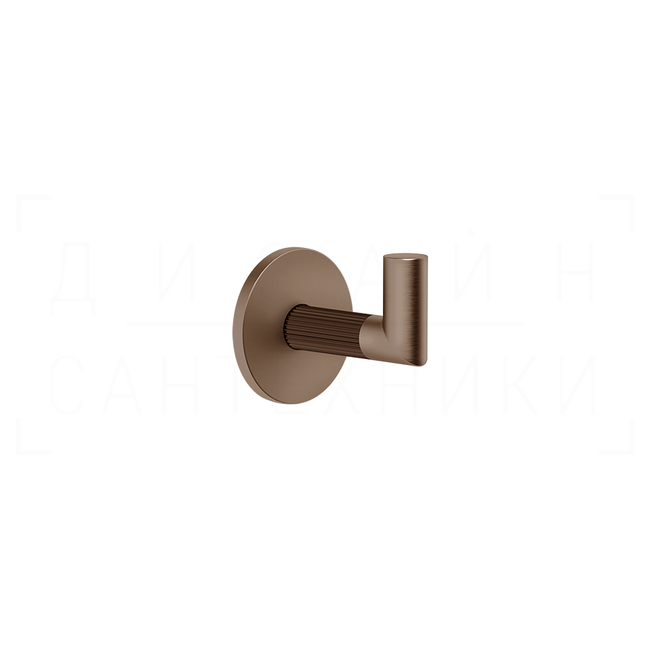 Gessi Ingranaggio Крючок для полотенец одинарный, подвесной, цвет: copper brushed PVD 63821#708