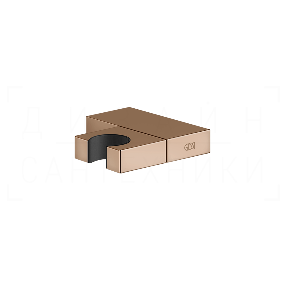 Gessi Rettangolo Держатель для ручного душа поворотный, цвет: copper PVD 20160#030