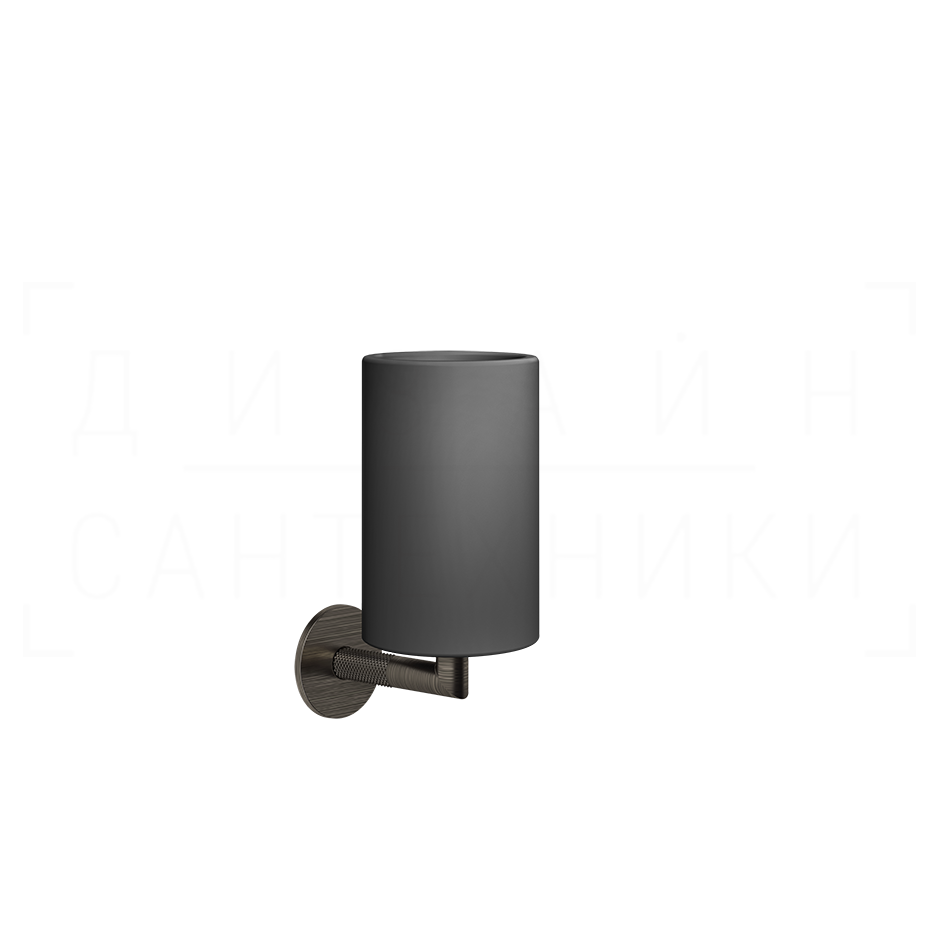 Gessi Anello Стакан подвесной, керамический Neolite, цвет: aged bronze 63708#187