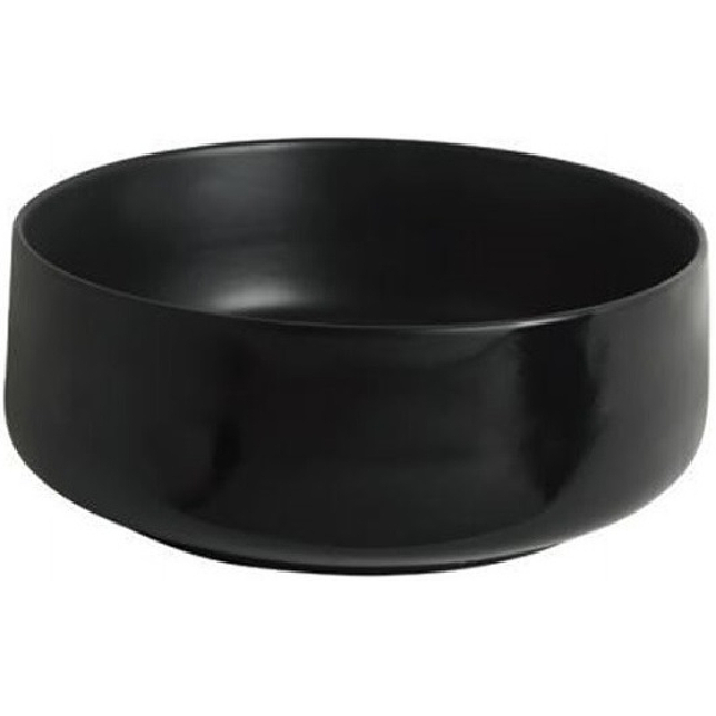 ArtCeram Cognac Раковина чаша d35x16h см, без перелива, покрытие Saniglaze, цвет: matt black COL004 17 00