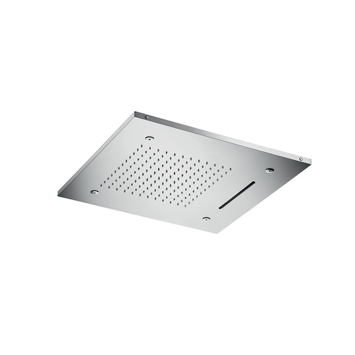 Almar Square 500 Потолочный душ 49,6х49,6 см, встраиваемый, 3 режима, цвет: brushed stainless steel E044139.BS
