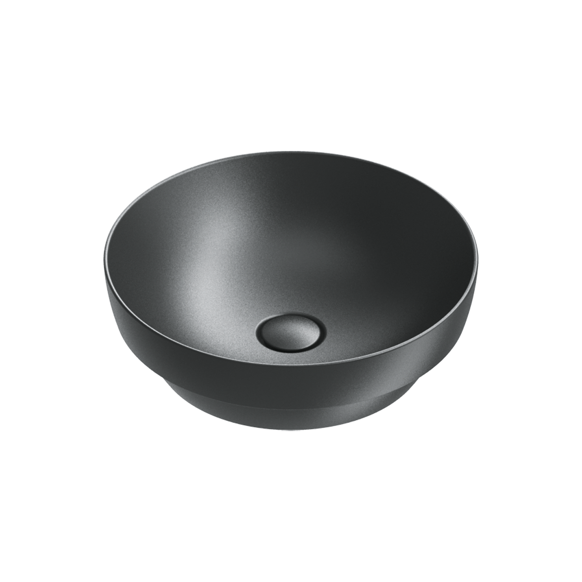 Catalano Sfera Раковина чаша d45x14h см, без перелива, покрытие Cataglaze, цвет: черный матовый 0524450022