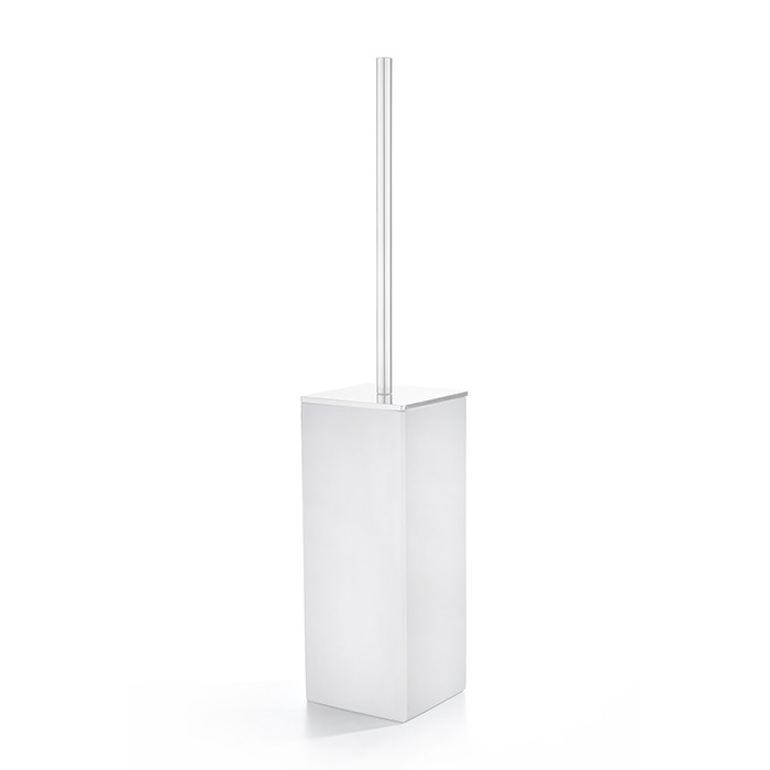 3SC MooD Туалетный ершик, напольный, композит Solid Surface, цвет: белый матовый MW17ABO