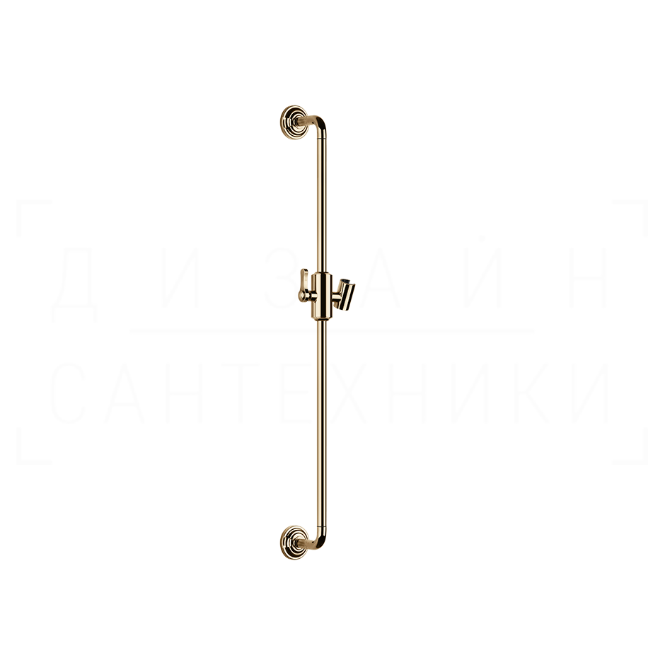 Gessi Venti20 Душевая штанга 86,5 см, с держателем для лейки, цвет: warm bronze PVD 65145#735