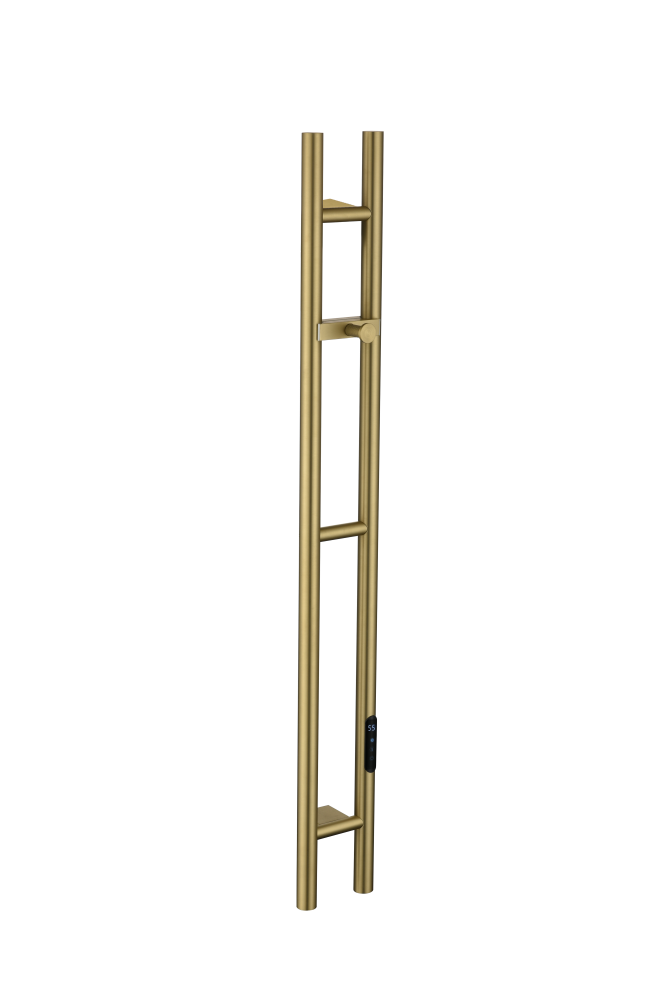 Boheme Duo Полотенцесушитель электрический 14,4х120h см, цвет: matt gold 729-MG