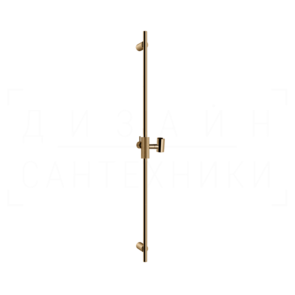 Gessi Anello Душевая штанга 90 см, с держателем для лейки, цвет: warm bronze PVD 63485#735