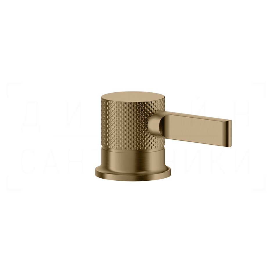 Gessi Inciso Смеситель для раковины, без излива и донного клапана, цвет: warm bronze brushed PVD 58200#726