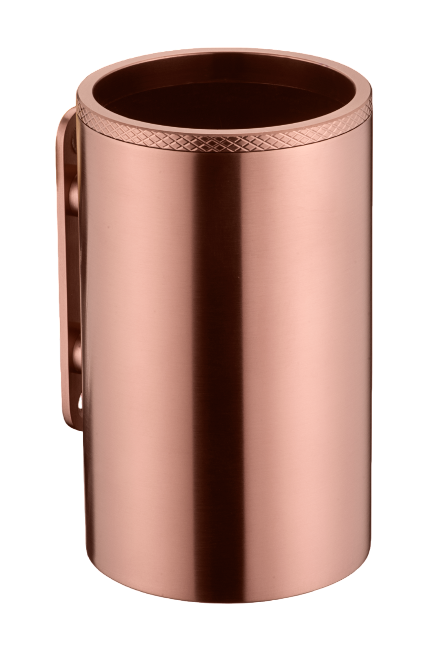 Boheme Uno Стакан для зубных щеток настольный, латунный, цвет: copper brushed 10982-CB