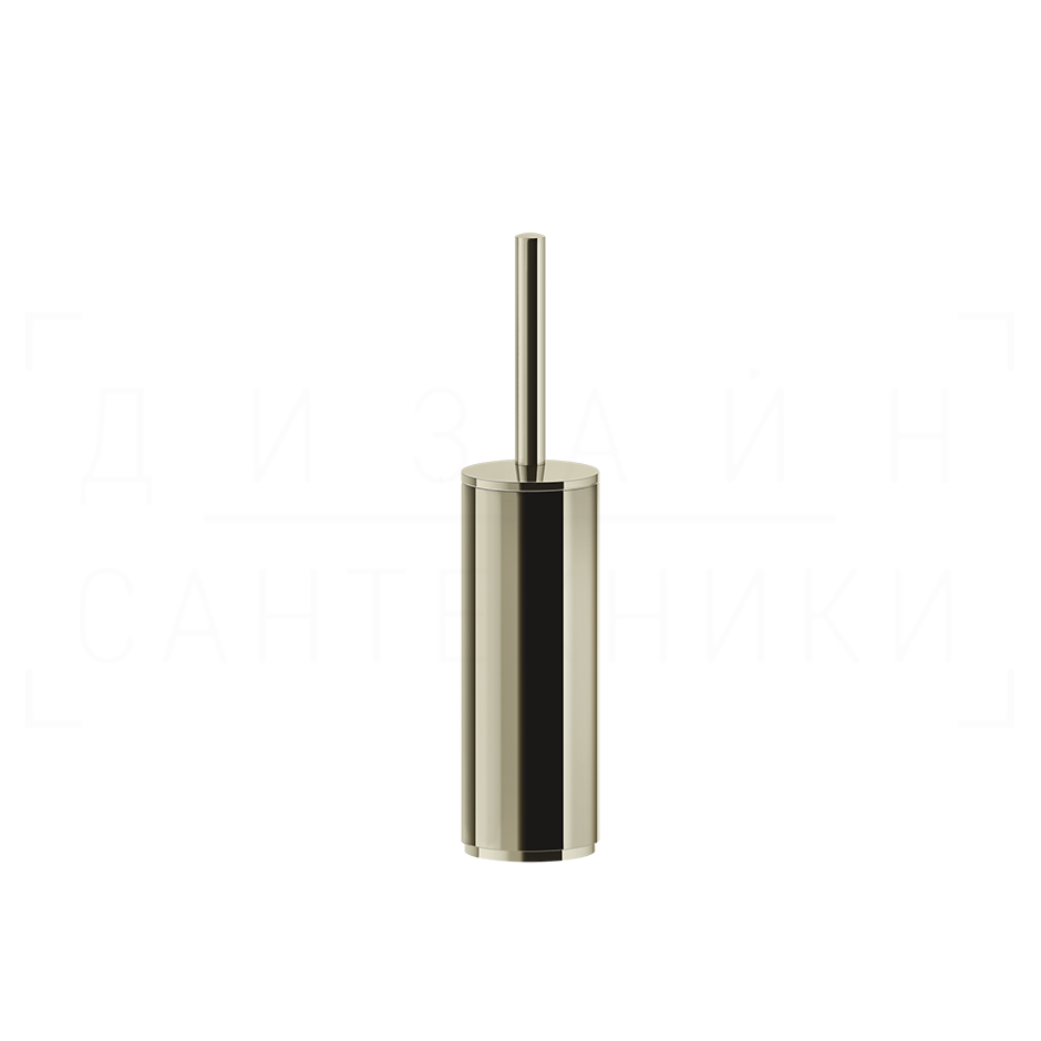Gessi Rilievo Ершик для унитаза напольный, с латунной колбой, цвет: nickel PVD 59543#720