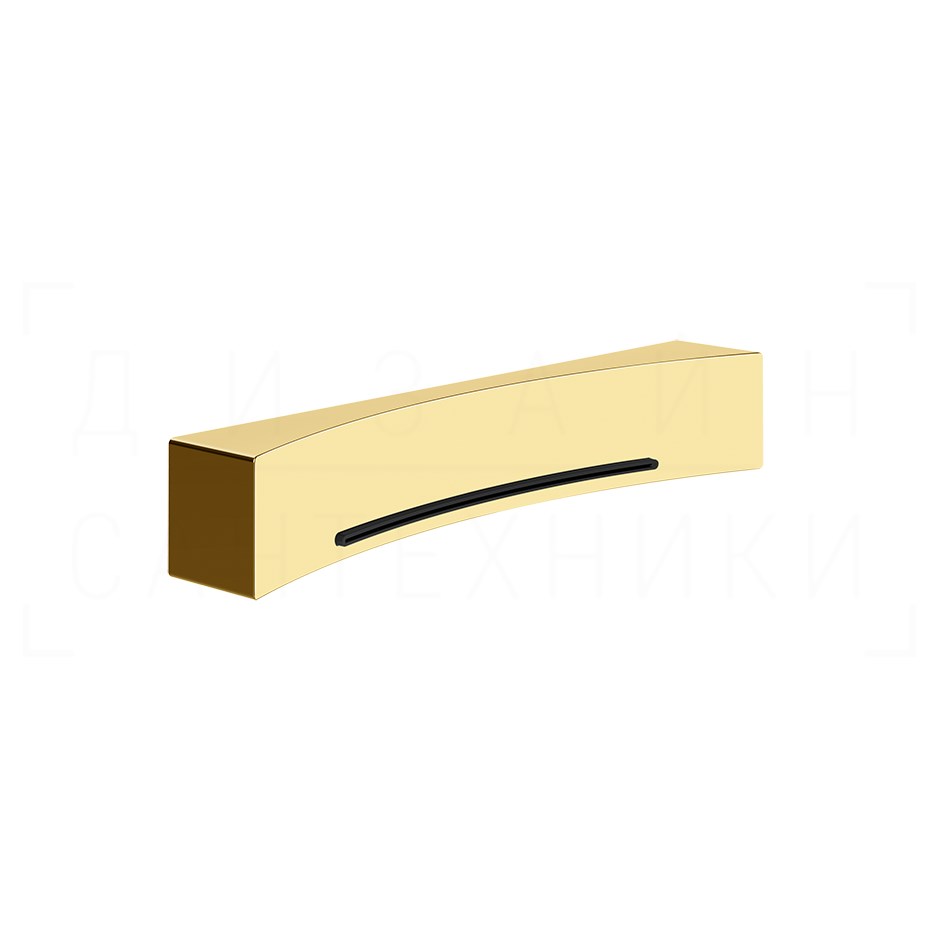 Gessi Perle Излив настенный для ванны, каскадный, цвет: gold PVD 57595#246