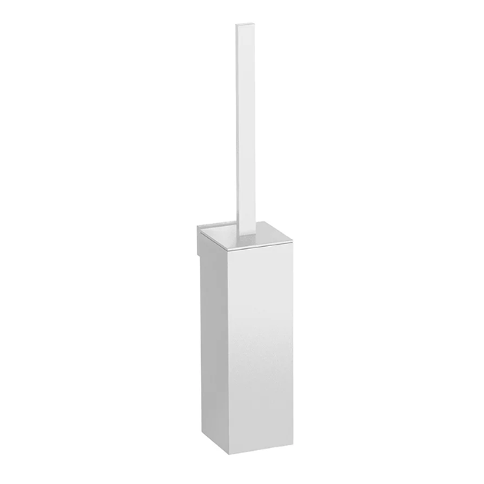 Colombo Design Look Ершик для унитаза подвесной, с латунной колбой, цвет: matt white B1607.BM