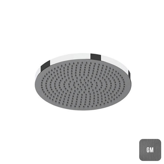 Almar Velvet 230 Верхний душ без кронштейна d23,2 см, 1 режим, цвет: brushed gun metal E044292.GM