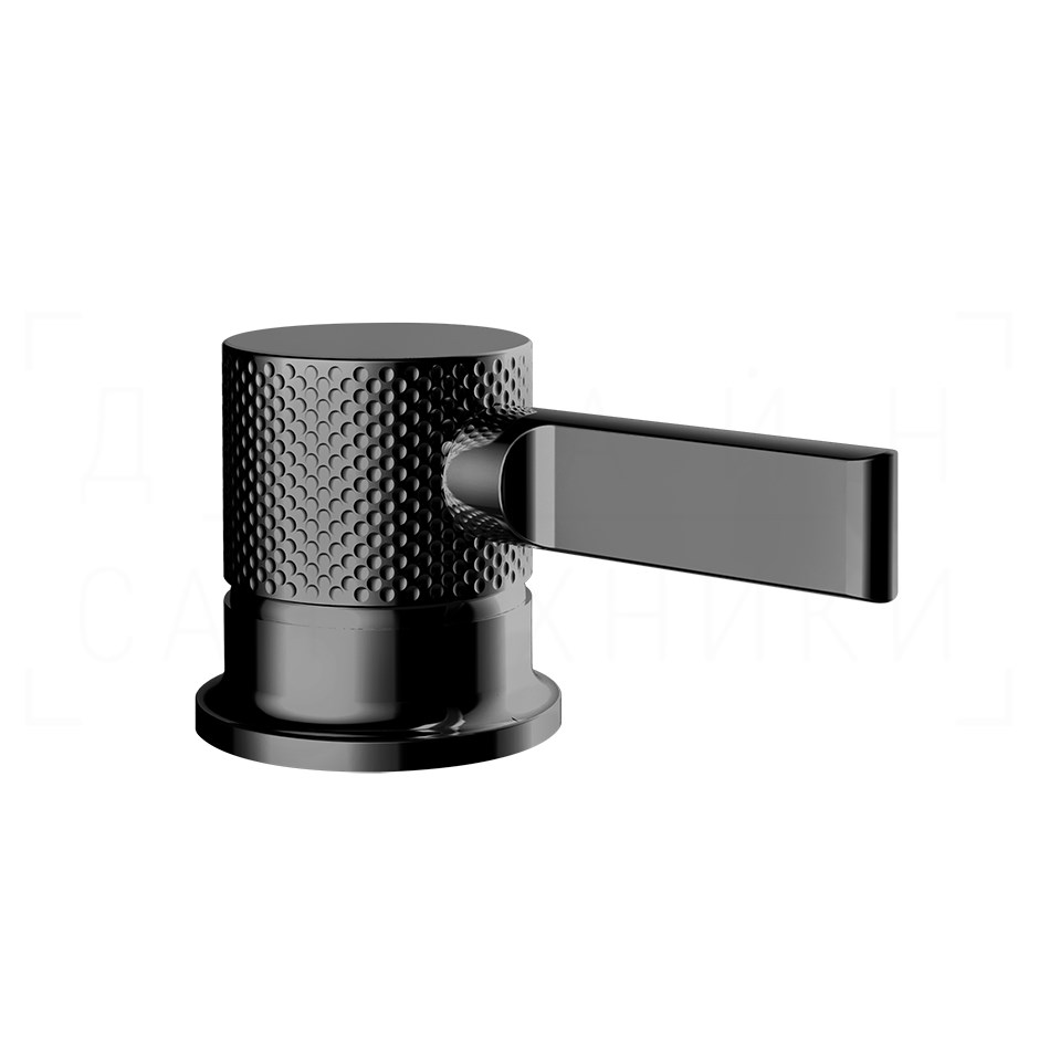 Gessi Inciso Смеситель для раковины, без излива и донного клапана, цвет: black metal PVD 58200#706