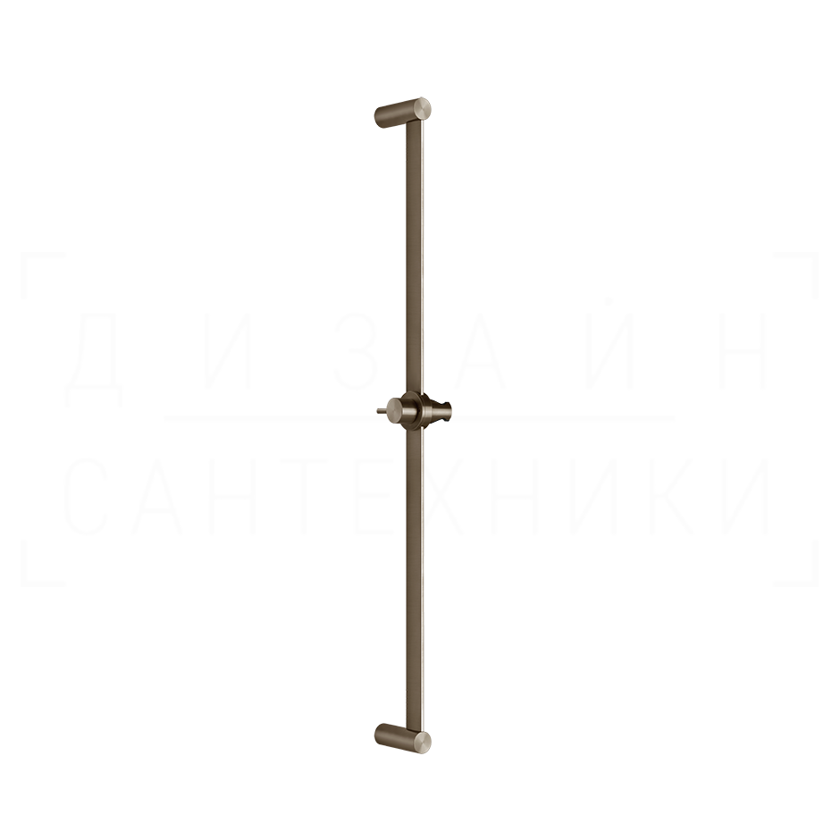 Gessi 316 Душевая штанга 82,8 см, с держателем для лейки, цвет: coffee bronze brushed PVD 54042#761