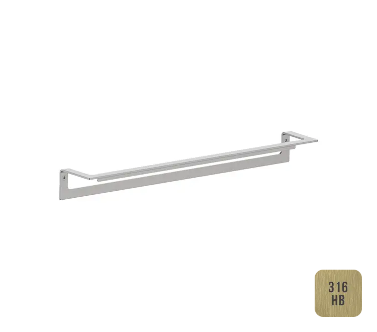 Almar Accessories Полотенцедержатель 45 см, подвесной, цвет: brushed high brass E305001.HB316