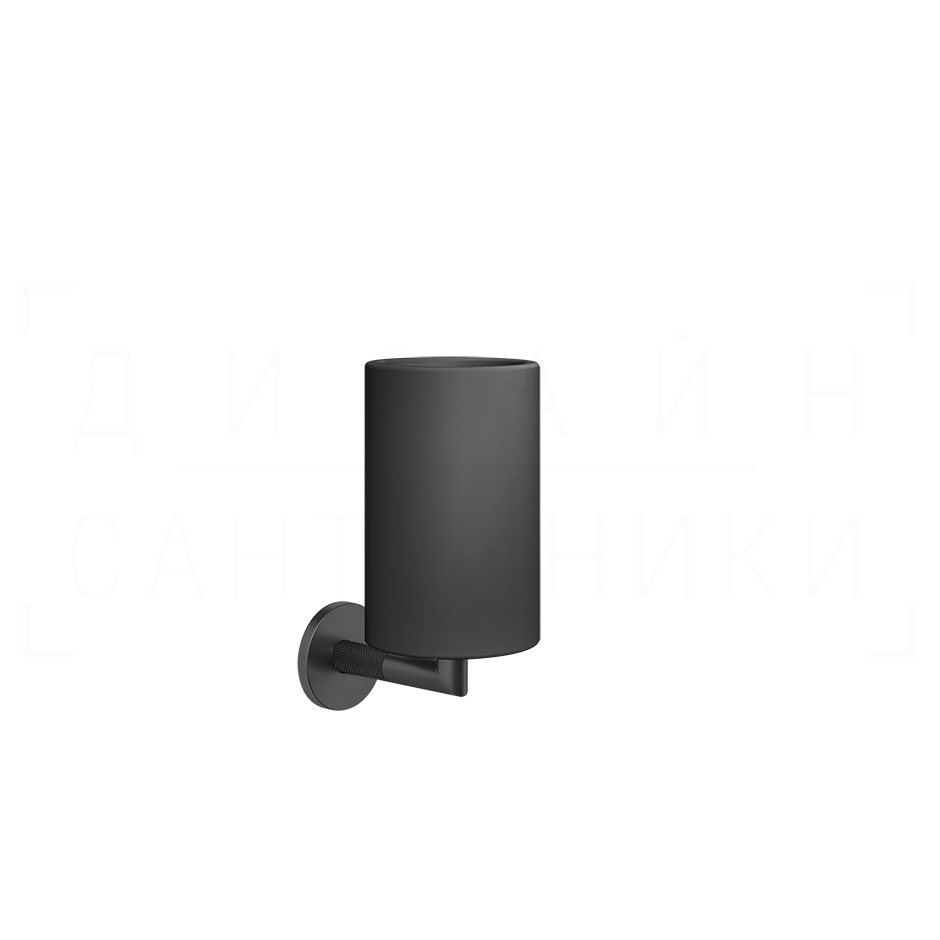 Gessi Anello Стакан подвесной, керамический Neolite, цвет: matte black 63708#299