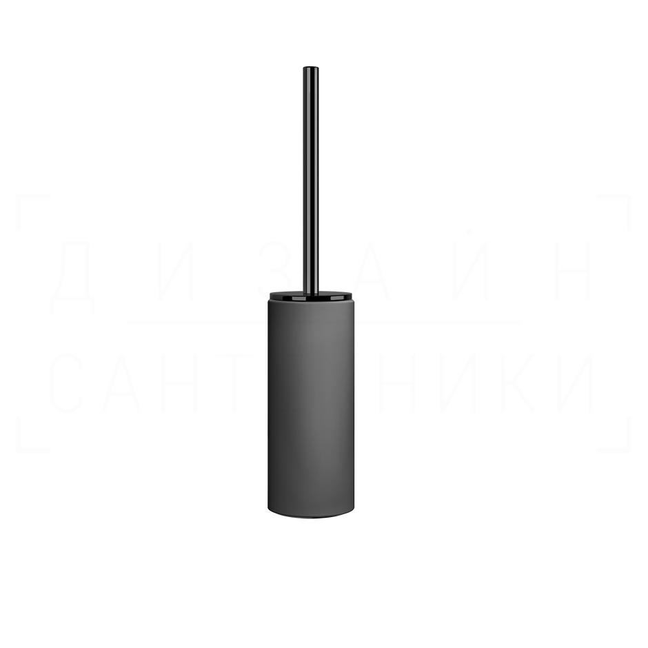 Gessi Ingranaggio Ершик для унитаза напольный, колба Neolite, цвет: black/black metal PVD 63744#706