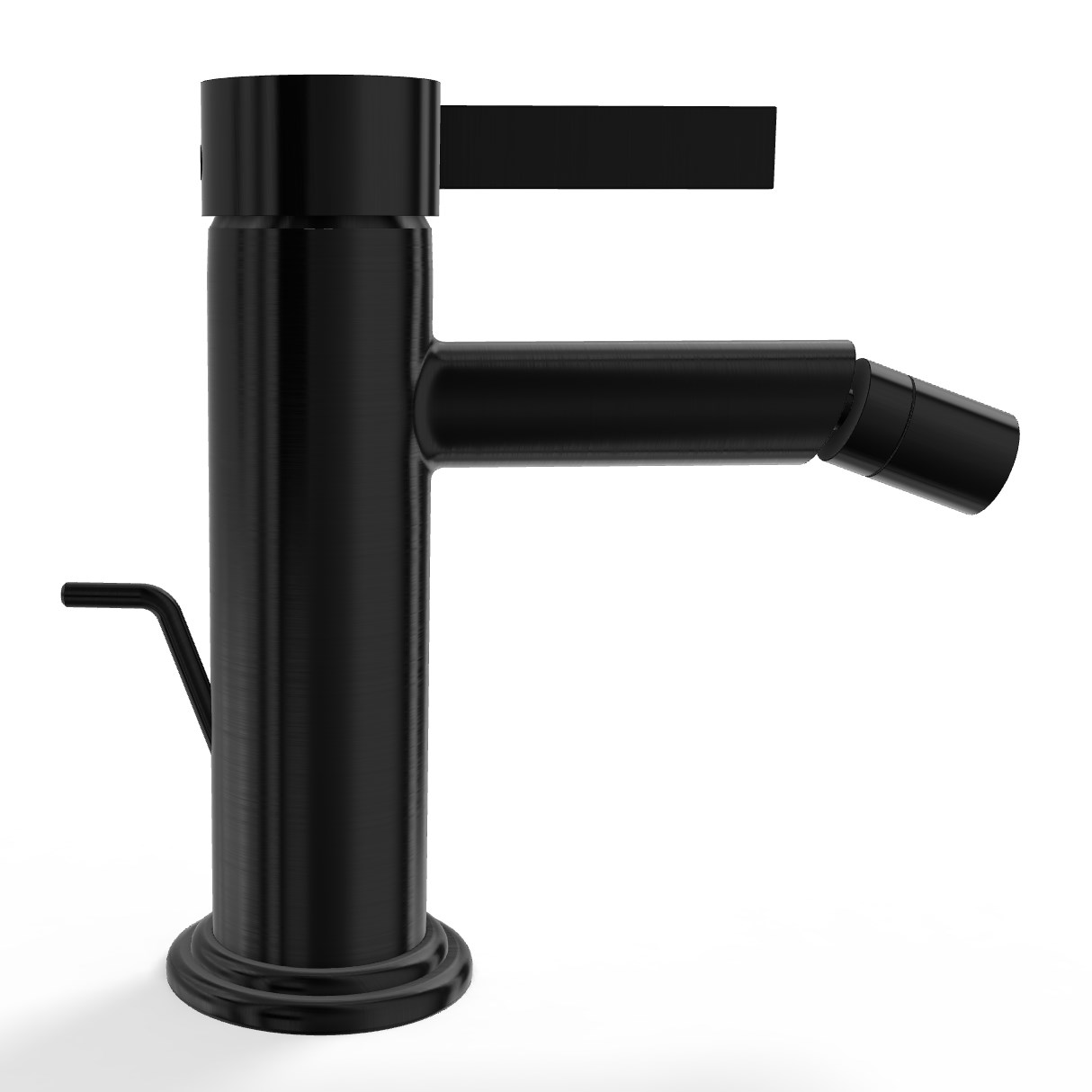 Remer Metrica Смеситель для биде, однорычажный, с донным клапаном, цвет: nero spazzolato PVD MC20GM