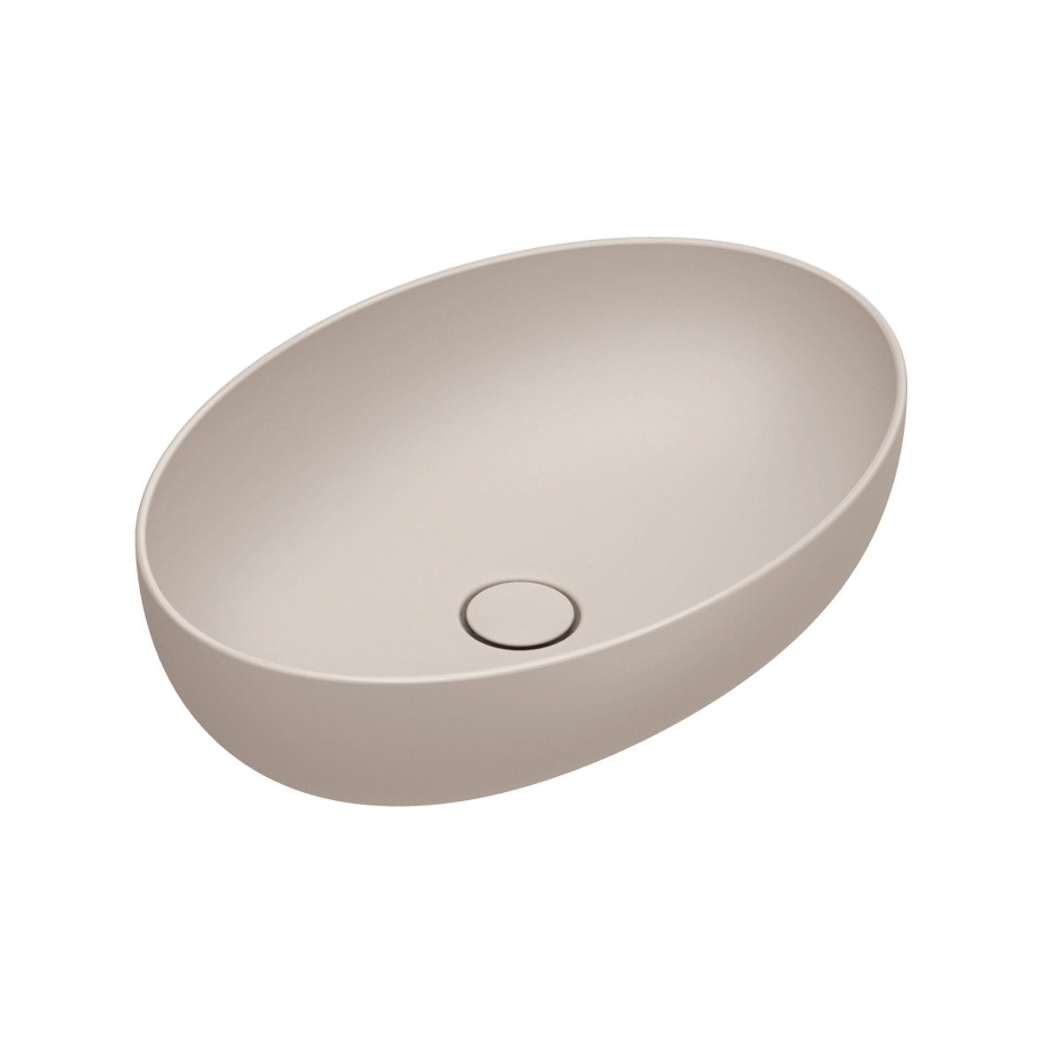 Catalano Sfera Раковина чаша 60x42x16h см, без перелива, покрытие Cataglaze, цвет: seta матовый 0522600031